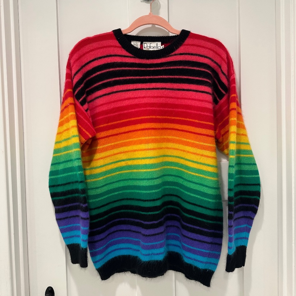 Rafaella rainbow sweater